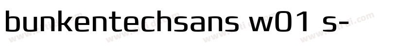 bunkentechsans w01 s字体转换